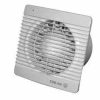 Fantech EDM-300C EDM Series Exhaust Fan, 300 cu-m/hr Flow, 150mm Dia, 150 mm Duct, Ceiling/Wall Mount