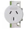 Surface socket qc 250v 10amp three pins GSMHYPP1GQC
