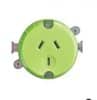 Surface socket small 250v 10amp three pi GSMHYPP1GS