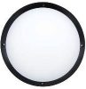 Round black sirroco 12w bulkhead+sensor PIECBH49289BKSEN