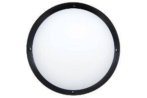 Round black sirroco 12w bulkhead+sensor PIECBH49289BKSEN 1 Round black sirroco 12w bulkhead+sensor PIECBH49289BKSEN