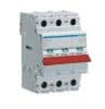 3p 63a switch red toggle 35sq terminal HAGSBR364