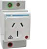 Gpo din sckt outlet 10a dbl ple auto HAGSNO10DA