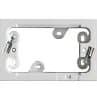 HPM 140WE White Electric Plastic 1 Gang Mounting Block, 122mm W x 76mm L
