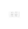 HPM LN777 Linea-Series General Purpose Outlet Socket Switch, 230/240VAC, 10A, White