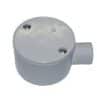 Junction box shallow 25mm 1 way 10 box CABJB1-25