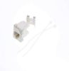Cat5e jack 8p8c white (10pk) KIMJ5E/10
