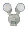 20w led dbl spot wall light wh w/sensor LEDRCH20CCT3P-01