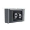 Aqua life 2g switch 16a ip66 s/mt c/grey LEGWL770/2CG