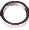 Hex locknut nickle plated brass 32mm CABLNB32N
