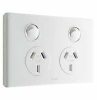 Legrand ED777WE Legrand E-Ded-Series 3 Pin General Purpose Outlet Socket Switch, 230/240VAC, 10A, White