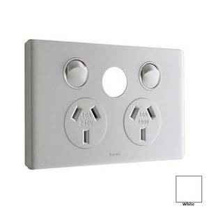 Legrand ED777XWE Legrand E-Ded-Series 3 Pin General Purpose Outlet Socket Switch With Extra Functional Hole, 230/240VAC, 10A, White 1 Legrand ED777XWE Legrand E-Ded-Series 3 Pin General Purpose Outlet Socket Switch With Extra Functional Hole, 230/240VAC, 10A, White