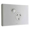 Legrand ED787WE Legrand E-Ded Series 3 Pin General Purpose Outlet Socket Switch With Safety Shutter, 230/240VAC, 10A, White