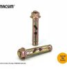 Masonry bolt hex 10x60mm yzp (ea) MAC04B10060-1