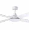 Ceiling fan lifestyle 1300mm 4b wt+light MARDLS1343W