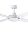 Ceiling fan 1300mm4bl white MARDLS134W
