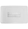 Wall plate narrow opening with brush dus MAT05MM-WP64