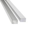 2m recessed aluminium profile 2m w/ opaq MELML-ALUR-K-V3