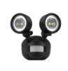 Double head sensor spot black body and m MELML-APEXDSN-M-BL
