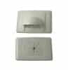 Matchmaster 05MM-WP61 Large Bullnose Outlet Plate (White)