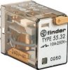 NHP 5532005424VAC Miniature GP Relay 10A 2 C/O 24V AC Coil w/Pb+Led+Mi