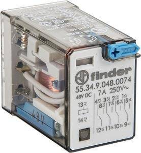 NHP 5534007412VDC Miniature GP Relay 7A 4 C/O 12V DC Coil w/Pb+Led+Mi 1 NHP 5534007412VDC Miniature GP Relay 7A 4 C/O 12V DC Coil w/Pb+Led+Mi