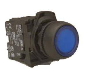 Illum p/button flush blue 240v ac 1n/o NHPD7PLF6PN7WX10 1 Illum p/button flush blue 240v ac 1n/o NHPD7PLF6PN7WX10
