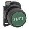 NHP D7PF30HS1PX10HS PUSHBUTTON 22.5mm PLASTIC FLUSH GREEN START 1N/O HANGSELL