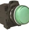 NHP D7PP3PN3GHS Pilot Light 22.5mm Plastic Led 24v Acdc Green Hangsell