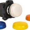 NHP D7PPL120UHS D7 Universal Hangsell Pilot Lights 22.5mm, Plastic, Flush, 24-120V AC/DC, Multi-Coloured Lenses