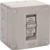 NHP NLSW116S Weatherproof Surface Switch 1 Gang 1 pole 2 way 16A 250V AC IP66 - Small