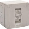 NHP NLSW120S Weatherproof Surface Switch 1 Gang 2 pole 1 way 20A 250V AC IP66 - Small