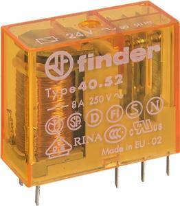 Miniature pcb relay 2c/o 8pin 8a 24vac NHP405224VAC 1 Miniature pcb relay 2c/o 8pin 8a 24vac NHP405224VAC
