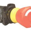 30mm m/room emer stop 22.5mm red 1n/c NHPD7PMT34PX01HS