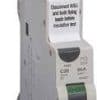 Rcbo dinsafe 6ka 1p+n 32a c curve 30ma t NHPDSRCBS3230CAN