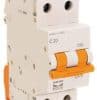 Mcb 6ka 2p 16a c curve mod6 NHPMOD6216
