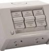 Gpo w/p ip53 s/mount dbl+ex/sw 10a 250v NHPNLGPO10DX