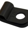 P clip nylon 3.2mm cable black CABPCBK-3