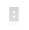 Light switch 2 gang plate only RVLS2P