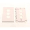 Light switch 3 gang plate only RVLS3P