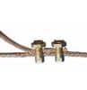 Connector split bolt 185mm brass CABSBC28
