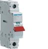 Main switch isolator 80a 1p red toggle HAGSBR180