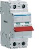 Main switch isolator 80a 2p red toggle HAGSBR280