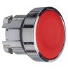 P/button oper flush s/r red 22mm metal SCHZB4BA4