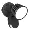 Sunny Lighting SES7080/1TC/BK Stargem 3 15 watt IP54 wall mounted LED floodlight with selectable colour temperature and PIR sensor