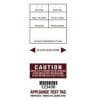 Self laminat test tag green except nsw MMSSLG