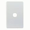 Switch Plate Vertical 1 Gang (Less Mech)