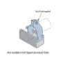 5ac two piece sheathed cable clamp 32mm UNIP2032GB