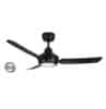 Stanza 48in 3 blade ceilingfan black wit VENSTA1203BLLED