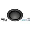 Airbus 250mm m/black round grille only VENABG250BL-RD